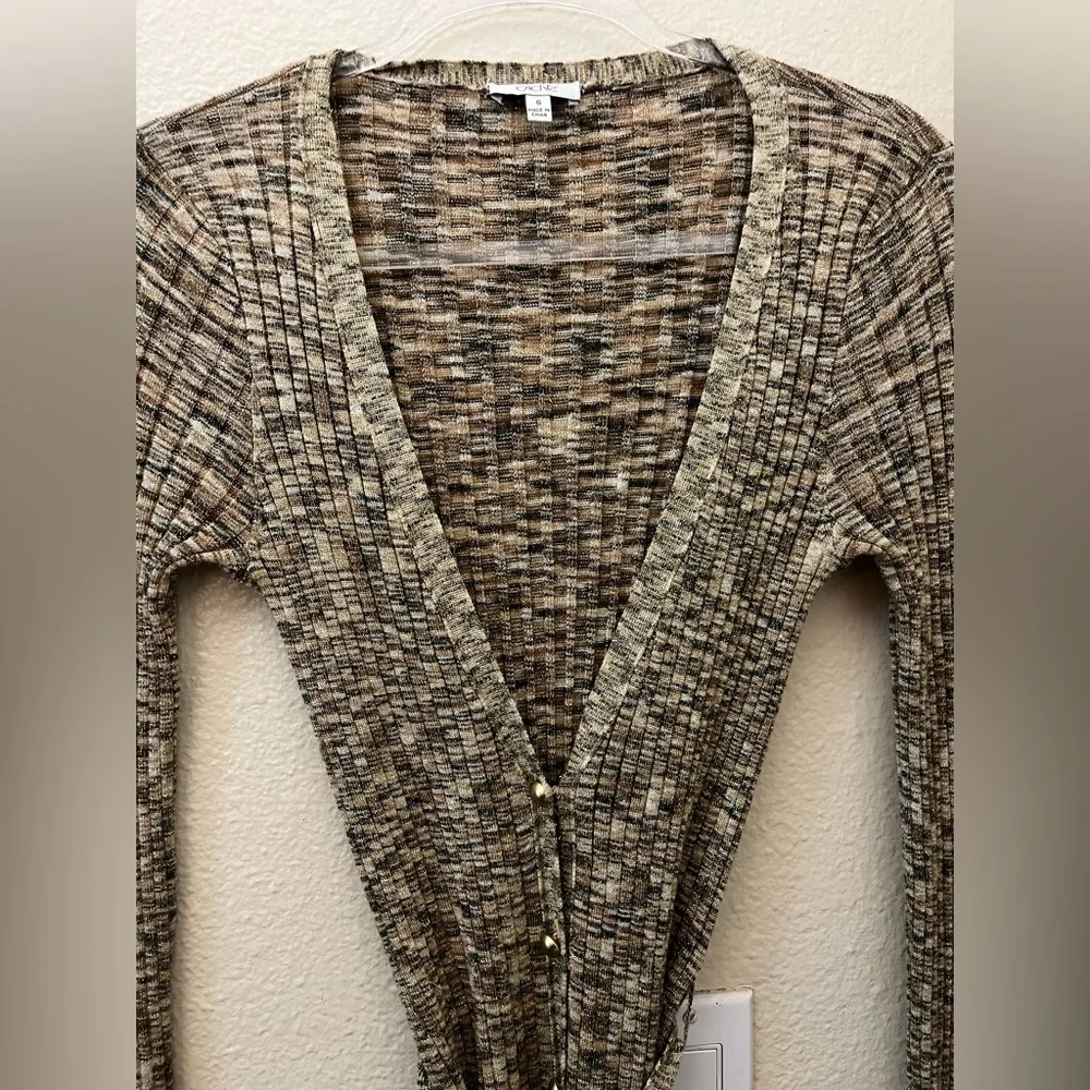 Cache Multitone Knit Cardigan - Picture 4 of 13
